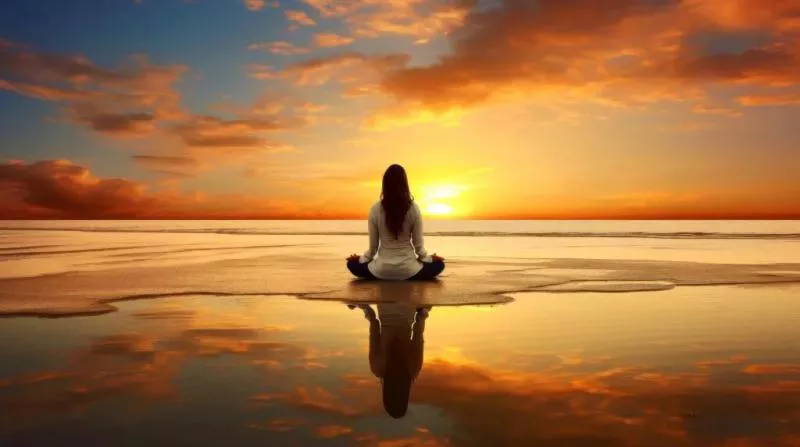 به آرامش رسیدن با مدیتیشن