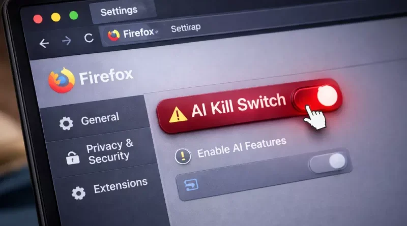 کلید مرگ هوش مصنوعی در فایرفاکس پاسخ موزیلا به اعتراض کاربران